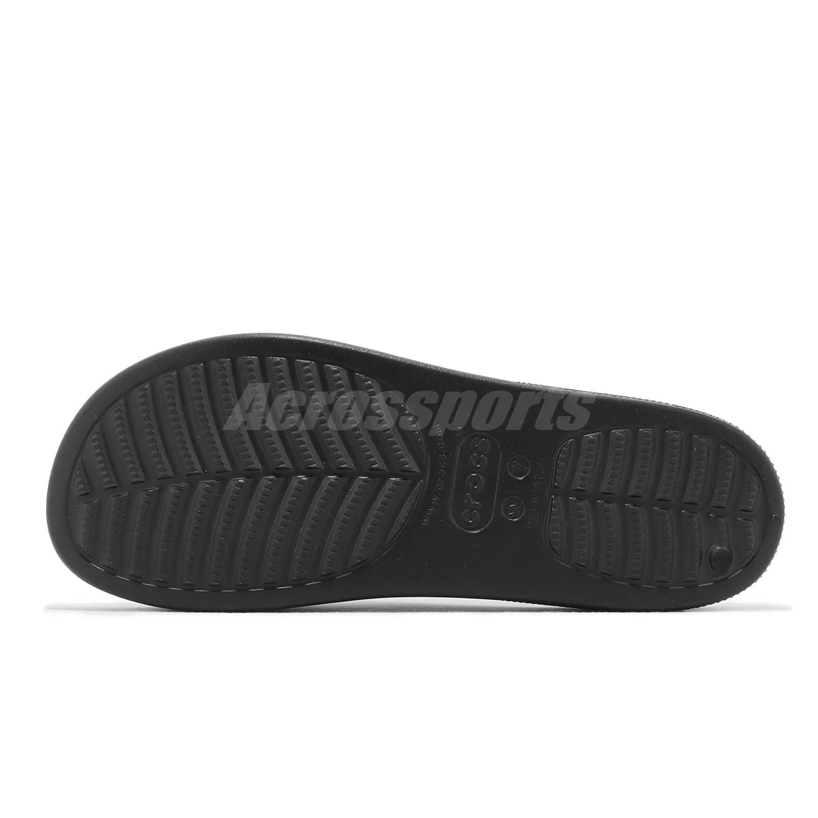 Crocs Classic Platform Slide Black Women Casual Sandals Slippers 208180-001