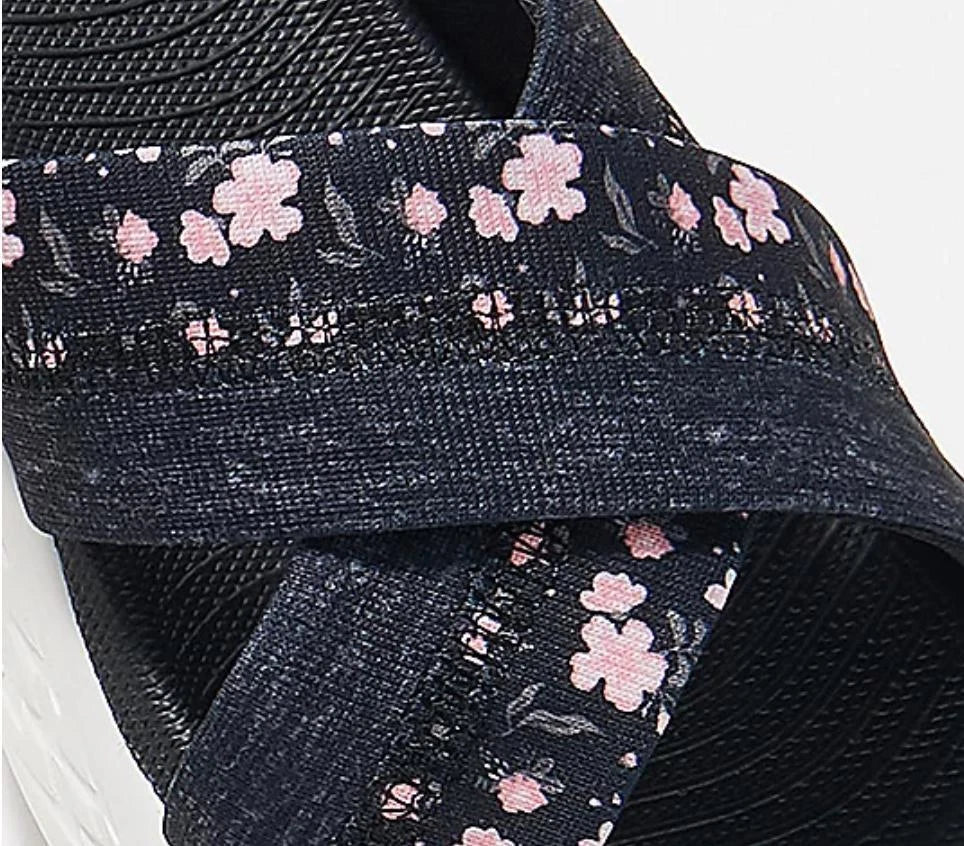 Skechers Women On-the-GO  Washable Floral Slides - Bloom TINI $47 {&}
