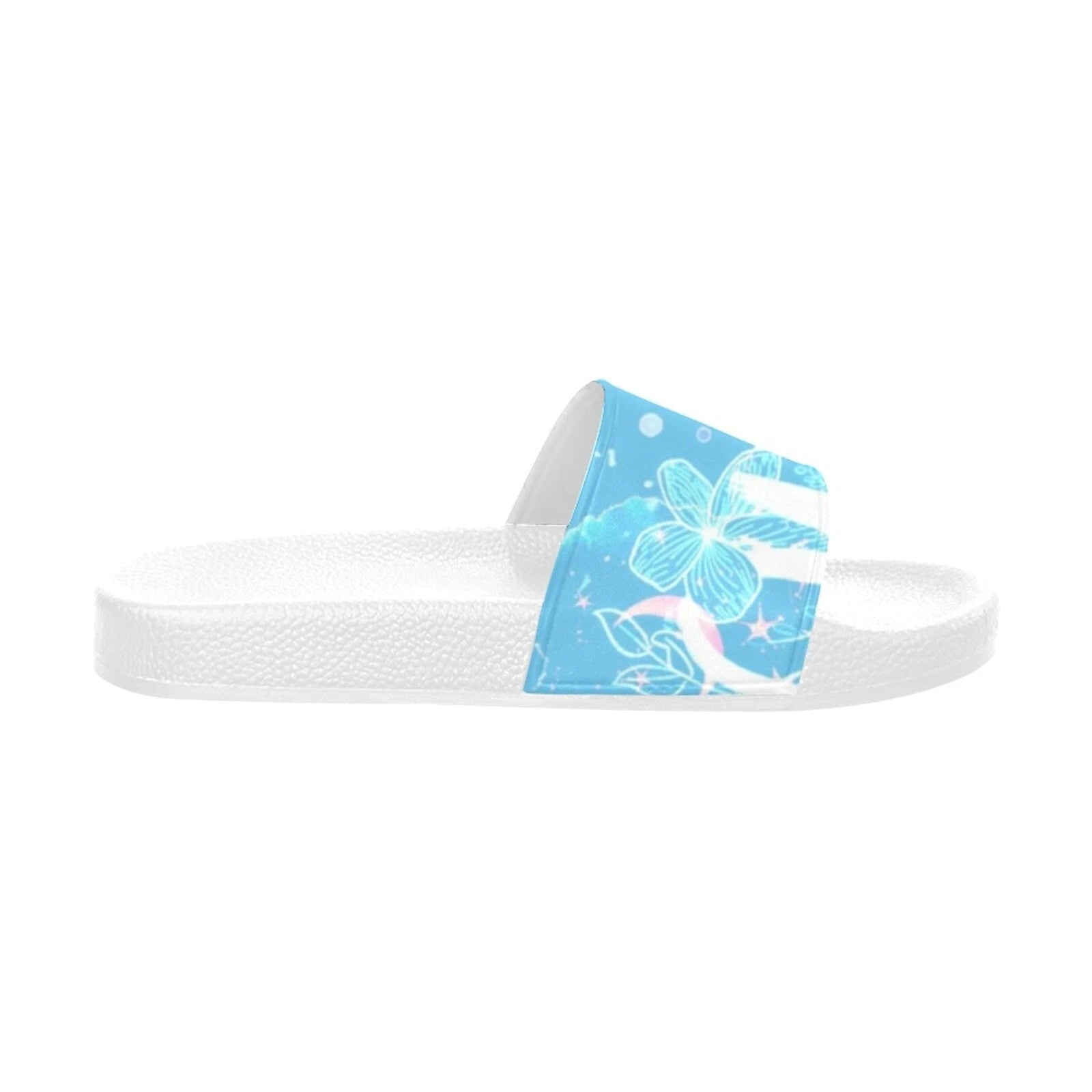 Custom Stitch Slide Sandals for Women Personalized Comfort & Style