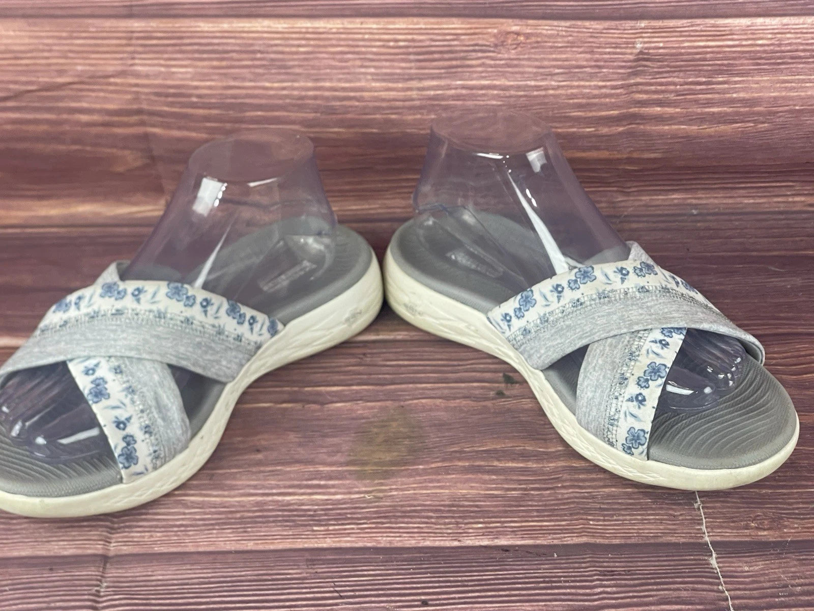 Skechers Women On-the-GO  Washable Floral Slides - Bloom TINI Sz 8