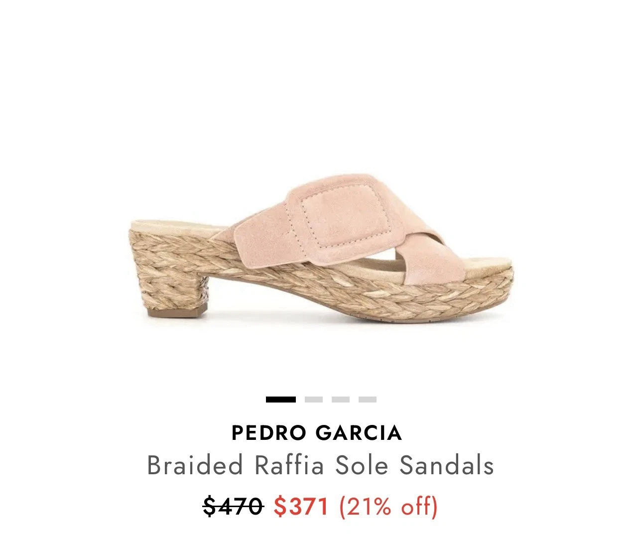 Pedro Garcia Sandals Women's Size 36.5 Braided Raffia Sole Designer Made Spain