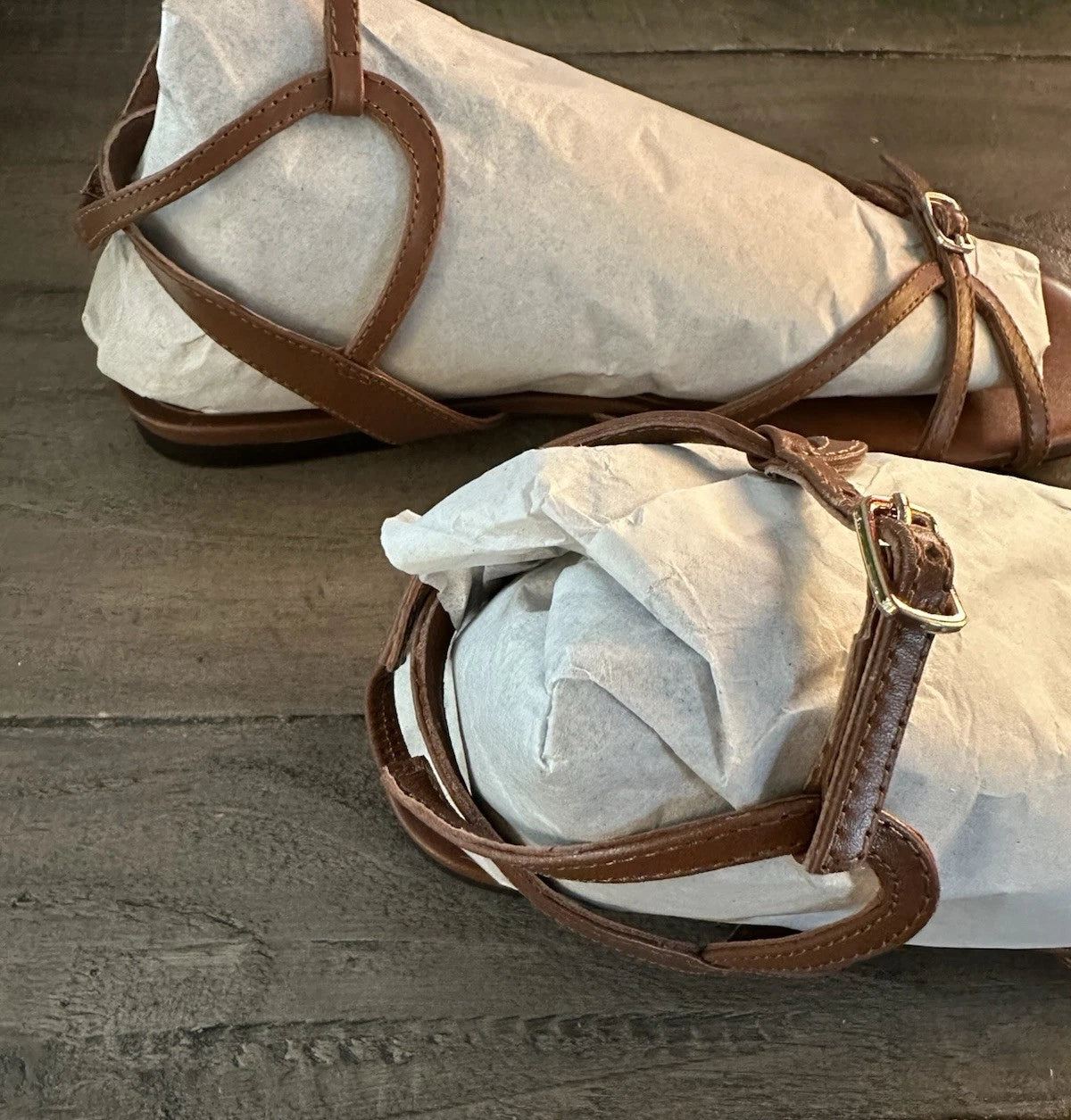 J. Crew Capri Buckle Strap Sandals US Women's Size 9M - Brown Color/ CH300 Style