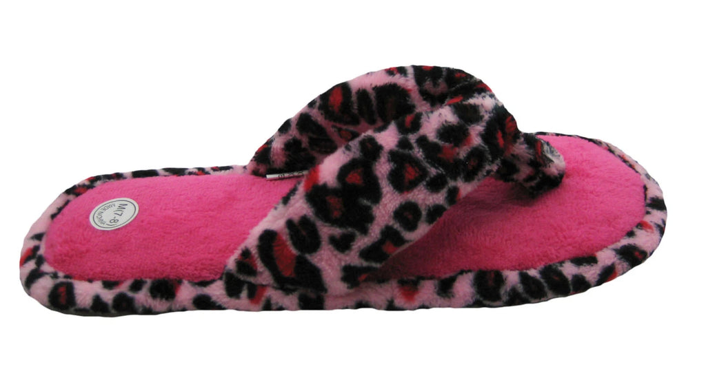 Women’s Fashion Terry Cotton (Animal Printed) Flip Flop House Slippers