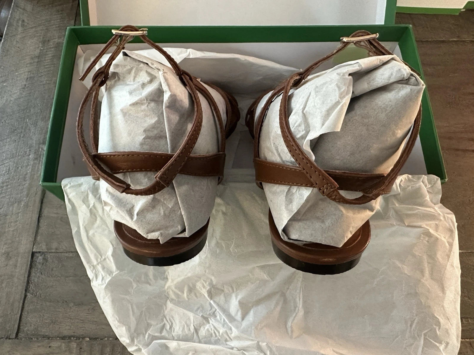 J. Crew Capri Buckle Strap Sandals US Women's Size 9M - Brown Color/ CH300 Style