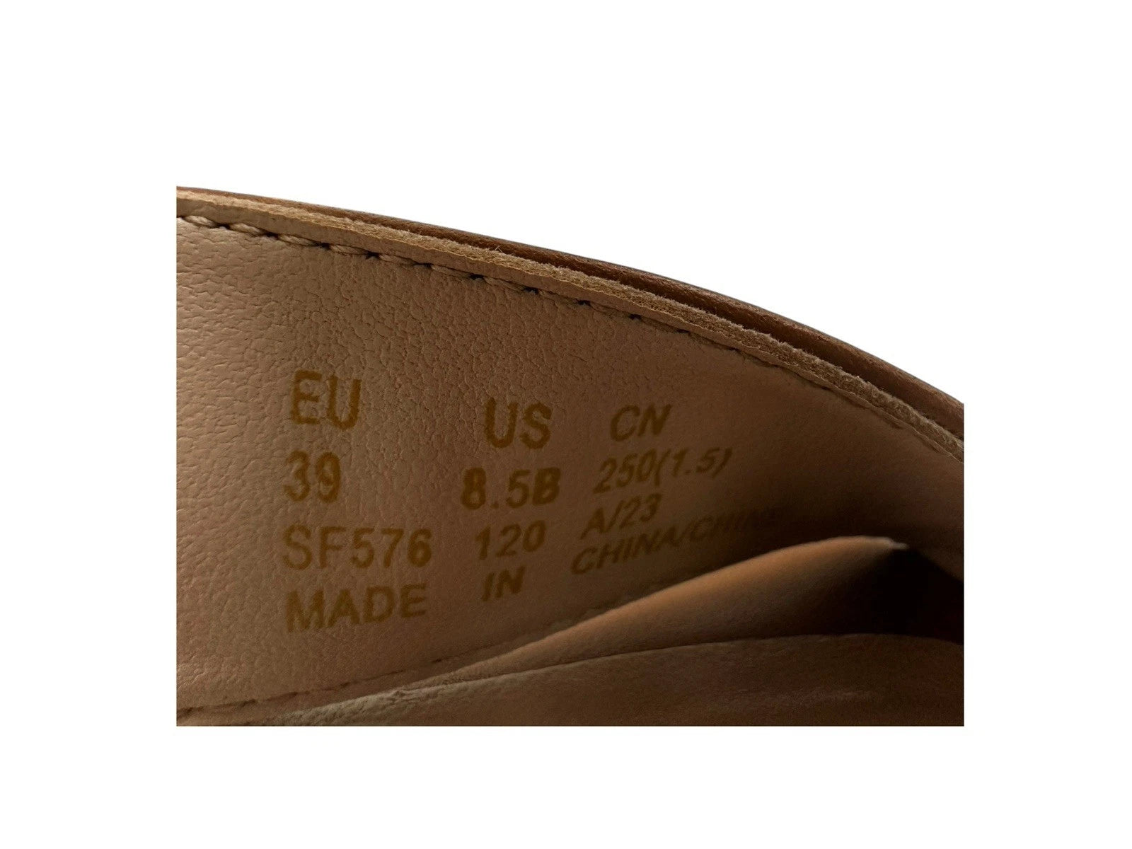Stuart Weitzman Avenue 65 Platform Wedge Sandal Almond Tan Leather Cork Sz 8.5