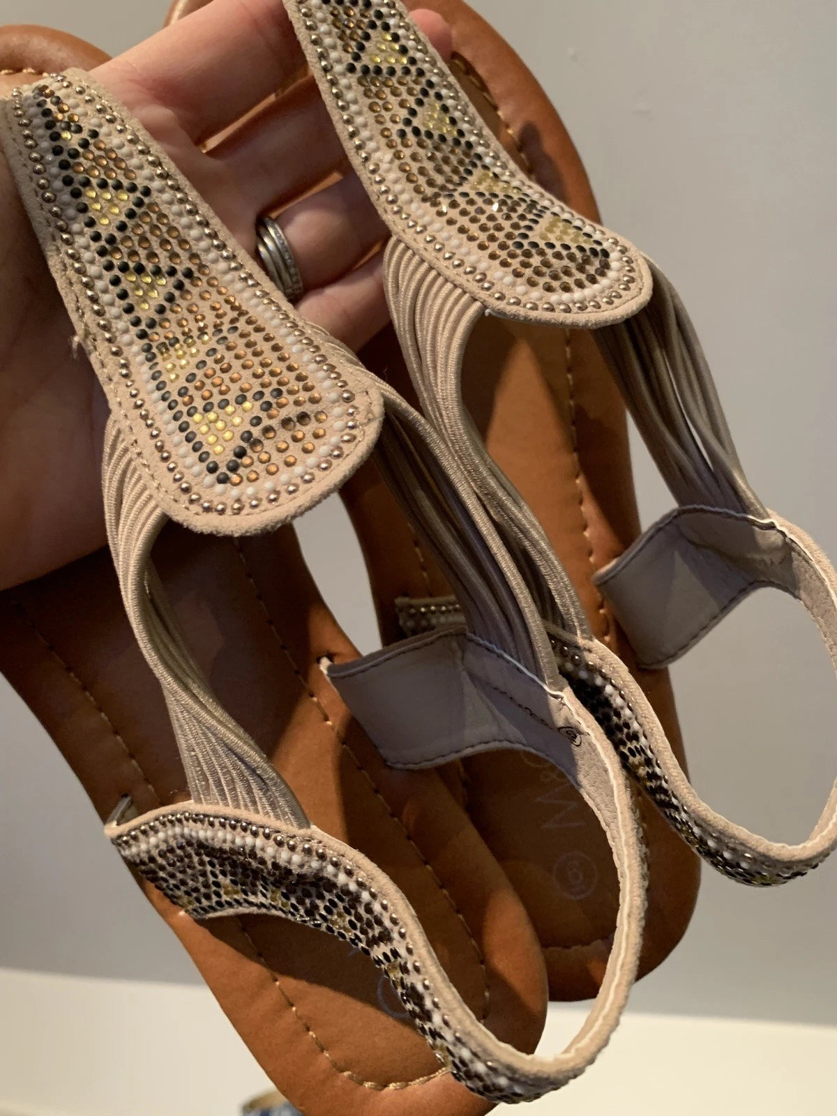 Sandals size 6 M&Co Boho Style  Flats