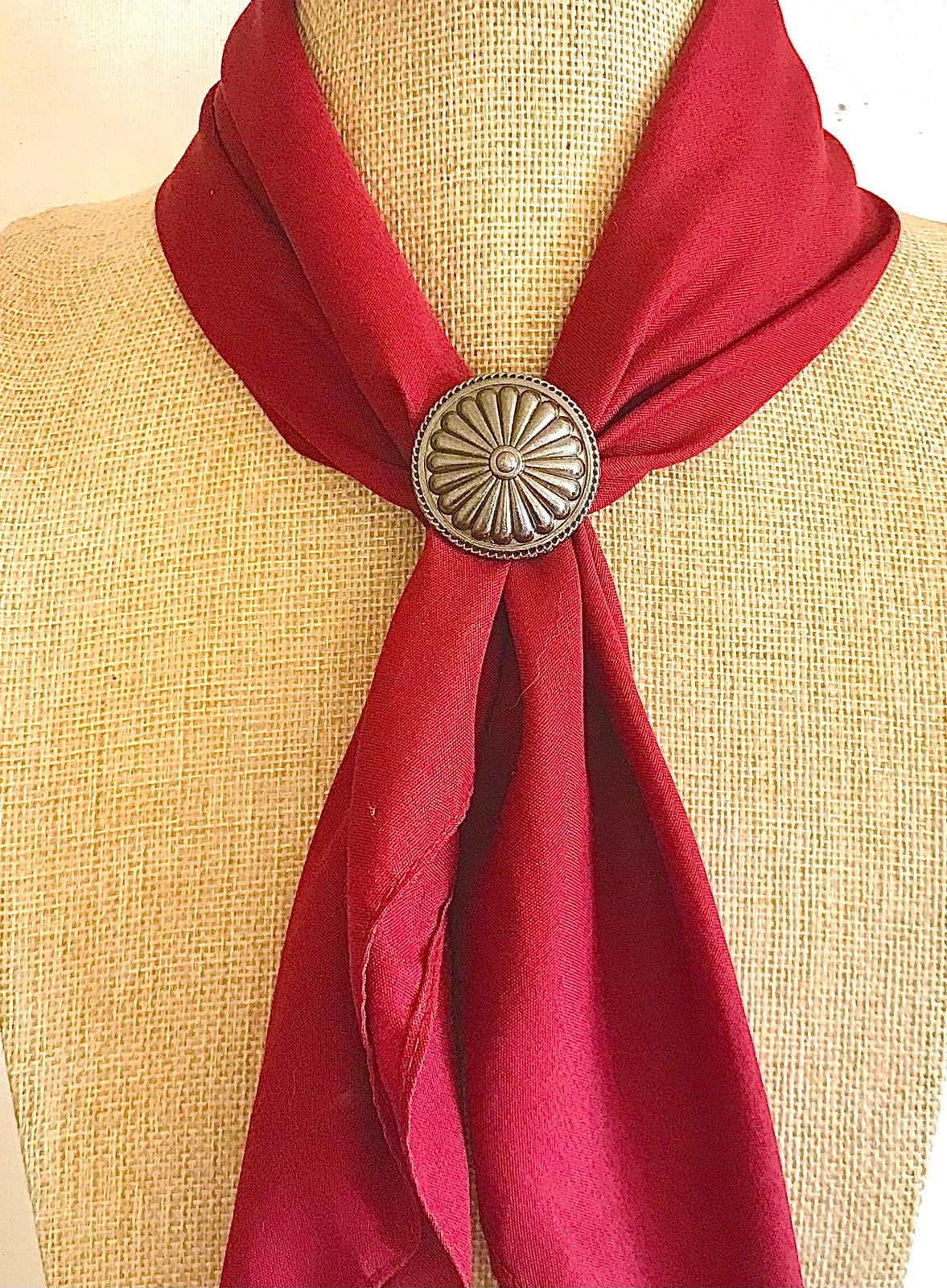 Western Scarf Slide | Bandana Slide | Man Scarf Slide | Puffy Parachute Style