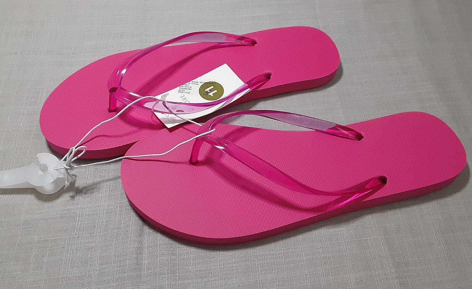 Target sz:11 Women's Girls' Fashion Beach Flip Flops Sandal Shoes Fuchsia Pink