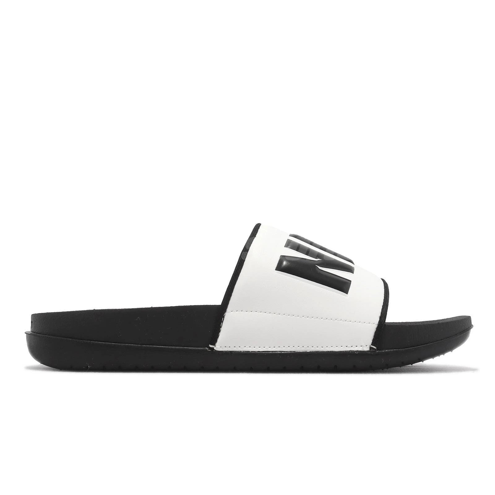 Nike Wmns Offcourt Slide Black White Women Unisex Slip On Sandals BQ4632-011
