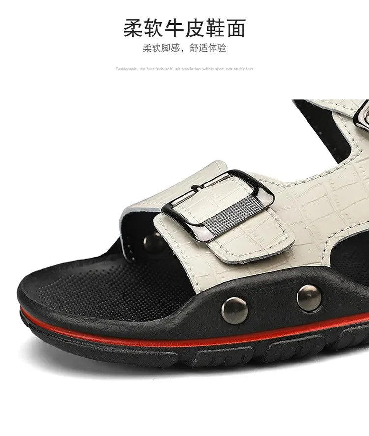 38-48 Plus Size Mens Open Toe Slingback Beach Holiday Summer Slippers Sandals Sz