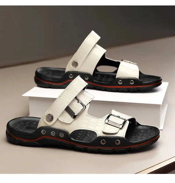 38-48 Plus Size Mens Open Toe Slingback Beach Holiday Summer Slippers Sandals Sz