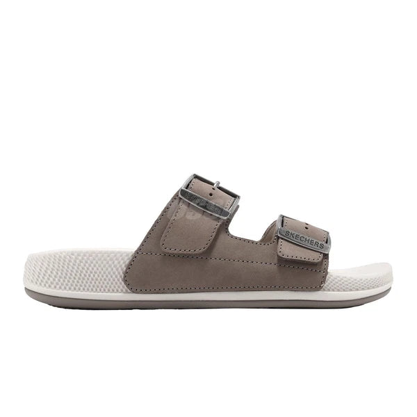 Skechers Hyper Slide-Vida Dark Taupe Women Casual Slip On Sandal 140466-DKTP