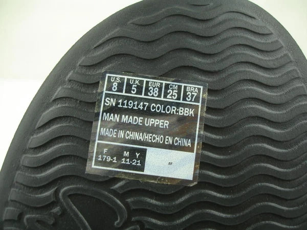 Women's 8 M Skechers Rumble On Sassy Dayz Sandals 119147 Black Wedge Heel Beaded
