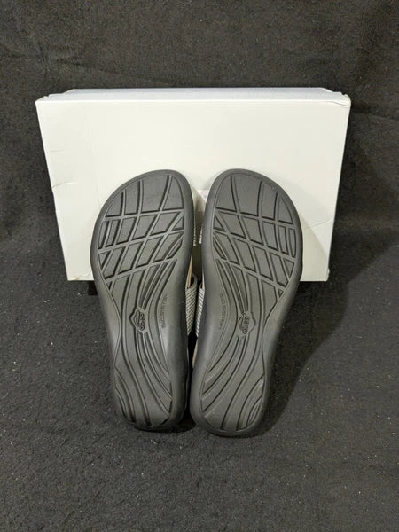 2 pair Abeo Barrie NIB Black/ Grey Tiny Stones Orthotic Sandals Sz 7.5
