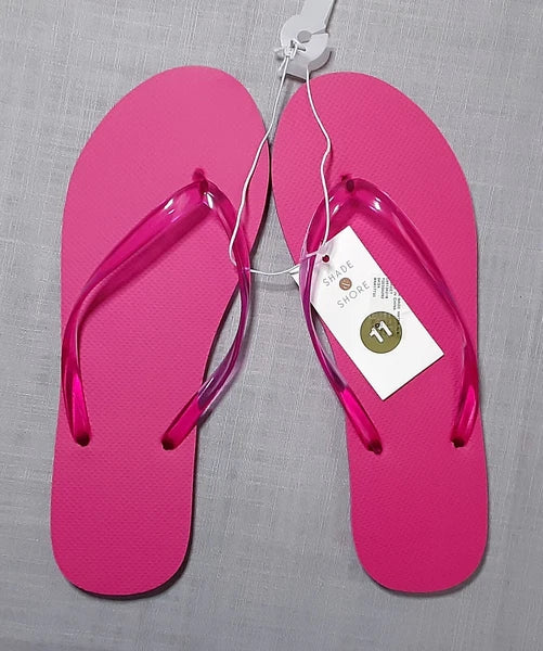 Target sz:11 Women's Girls' Fashion Beach Flip Flops Sandal Shoes Fuchsia Pink