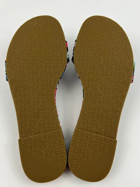 NEW Lilly Pulitzer Emery Slide Sandal Sz 6M Multi Color #011124 MSRP $118 Women