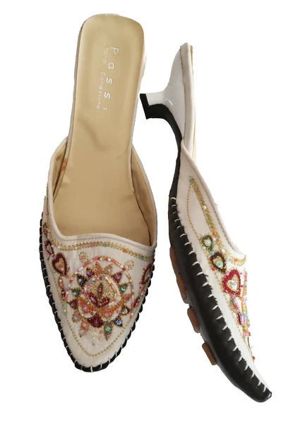 Passi Italia Collezione Unique Harem Style Mule Sandals Sz 11
