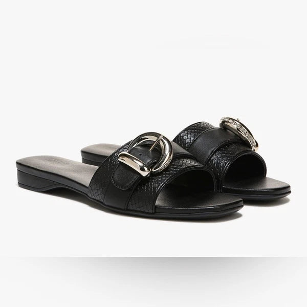 Naturalizer Women Santiago Fashion Slip On Slide Flat Sandal 7