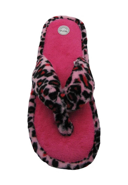 Women’s Fashion Terry Cotton (Animal Printed) Flip Flop House Slippers