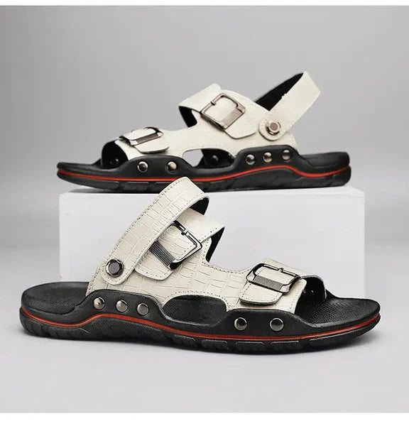 38-48 Plus Size Mens Open Toe Slingback Beach Holiday Summer Slippers Sandals Sz