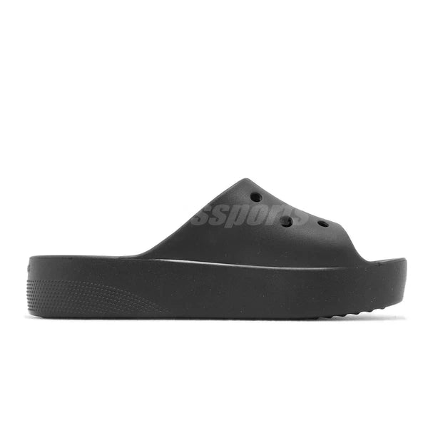 Crocs Classic Platform Slide Black Women Casual Sandals Slippers 208180-001