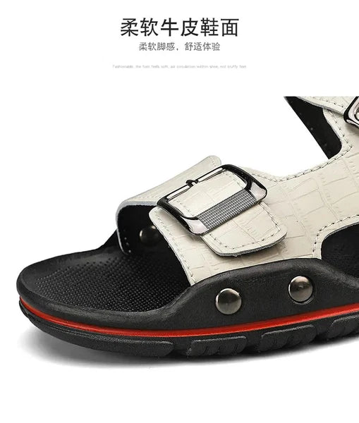 38-48 Plus Size Mens Open Toe Slingback Beach Holiday Summer Slippers Sandals Sz