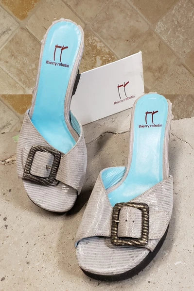 Thierry Rabotin Pantolette slide sandal size 37 us 6.5