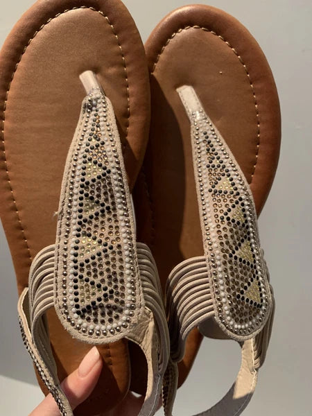 Sandals size 6 M&Co Boho Style  Flats