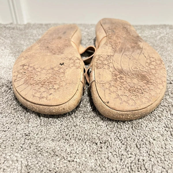Yokono Ibiza Rose Gold Birki Style Cork Sandals 8 Thong Slide Cork Comfort