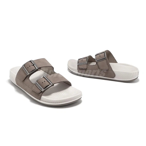 Skechers Hyper Slide-Vida Dark Taupe Women Casual Slip On Sandal 140466-DKTP