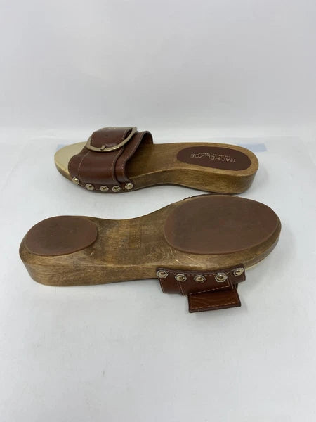 Rachel Zoe Women's Fashion Buckle Open Toe Slide Sandals Women’s Size: 7.5