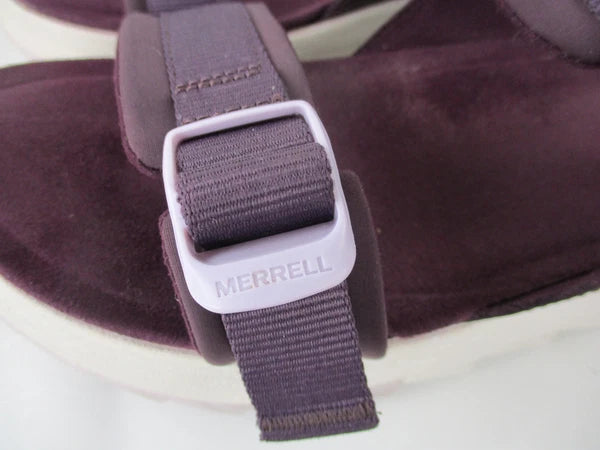 Merrell Alpine Cush Burgundy Sport Platform Slide Sandals size 11, 42