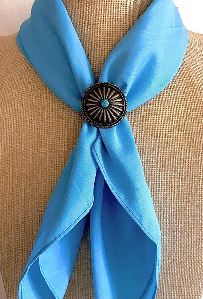 Western Scarf Slide | Bandana Slide | Man Scarf Slide | Puffy Parachute Style