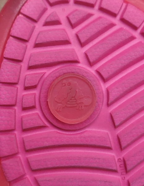 🐊CROCS●Sexi💋Serena●Flip Flop/ Thong/Slingback●Sz.7●Good/Clean Cond●HOT PINK💗