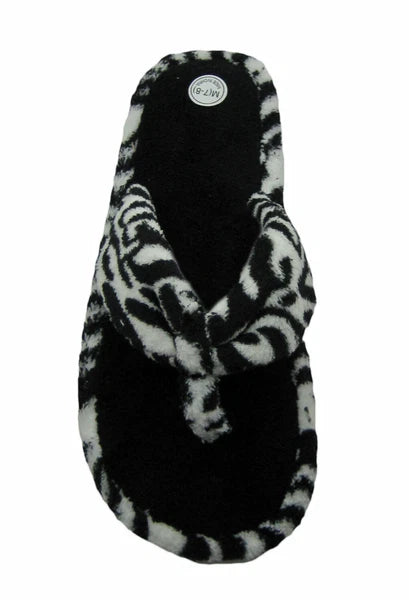 Women’s Fashion Terry Cotton (Animal Printed) Flip Flop House Slippers