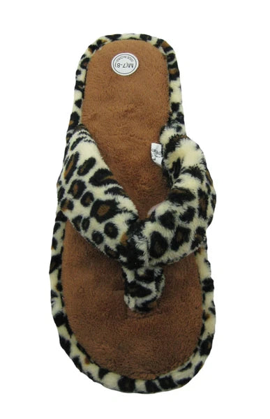 Women’s Fashion Terry Cotton (Animal Printed) Flip Flop House Slippers