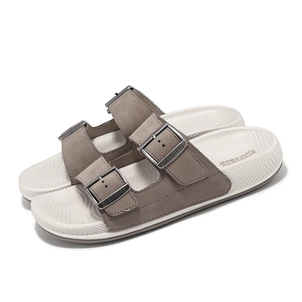 Skechers Hyper Slide-Vida Dark Taupe Women Casual Slip On Sandal 140466-DKTP