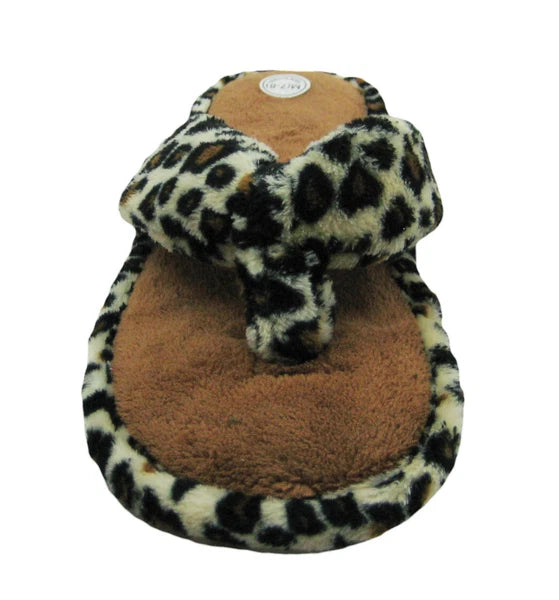 Women’s Fashion Terry Cotton (Animal Printed) Flip Flop House Slippers