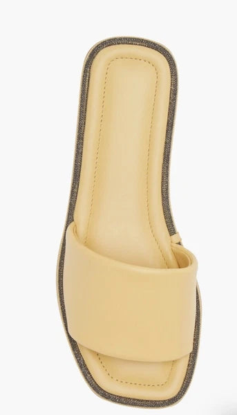 NEW BRUNELLO CUCINELLI Monili Trim Slide Sandal  Sz 7.5 US 37.5 EU $695