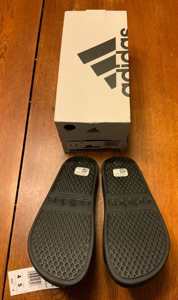 Adidas Unisex Adilette Aqua, Style# IF7371, Size 4 Men's, 5 Women's, Color Black
