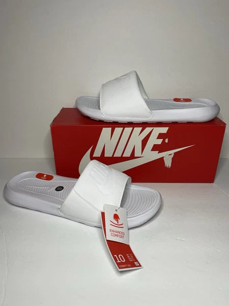 Nike Womens Victori One Casual Slide Sandals White Style CN9677 101 Sz 10 New🔥