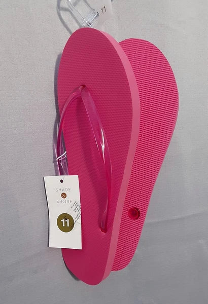 Target sz:11 Women's Girls' Fashion Beach Flip Flops Sandal Shoes Fuchsia Pink