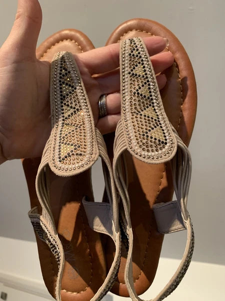 Sandals size 6 M&Co Boho Style  Flats