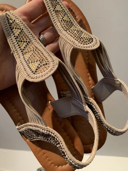 Sandals size 6 M&Co Boho Style  Flats