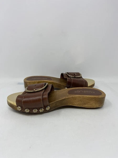 Rachel Zoe Women's Fashion Buckle Open Toe Slide Sandals Women’s Size: 7.5