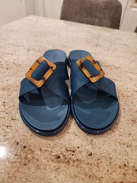 New Women's OLUKAI Lagoon La'I Leather Sandals Size 11