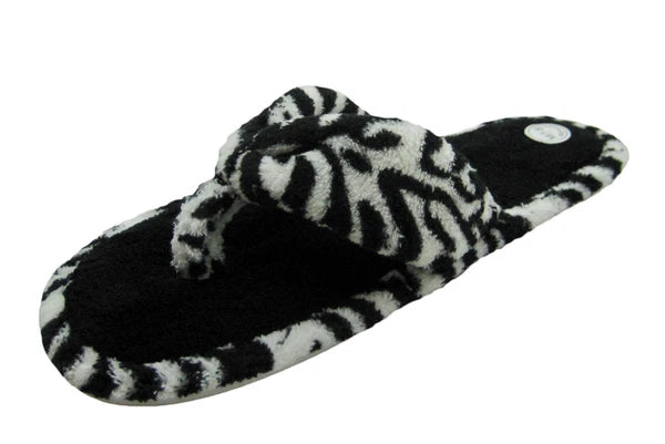 Women’s Fashion Terry Cotton (Animal Printed) Flip Flop House Slippers