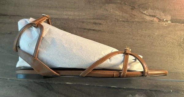 J. Crew Capri Buckle Strap Sandals US Women's Size 9M - Brown Color/ CH300 Style
