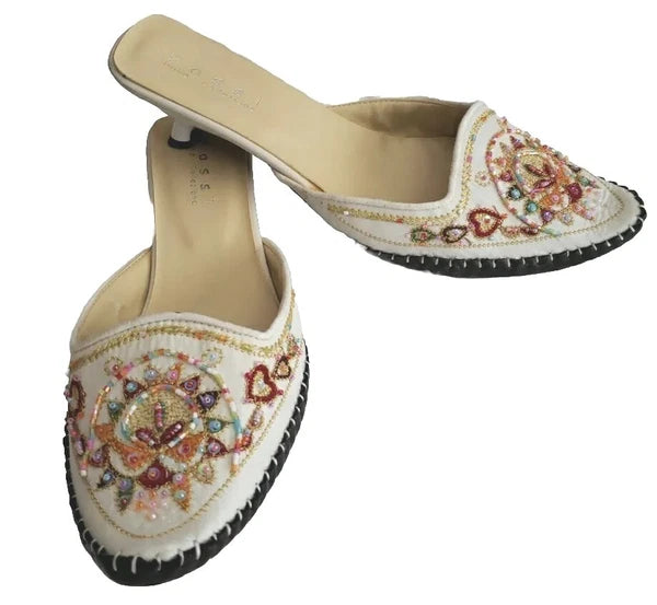 Passi Italia Collezione Unique Harem Style Mule Sandals Sz 11