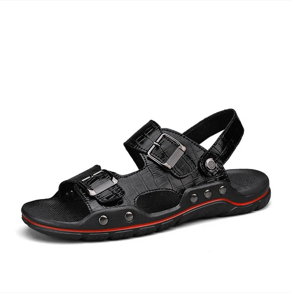 38-48 Plus Size Mens Open Toe Slingback Beach Holiday Summer Slippers Sandals Sz
